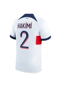 Fotbalové Dres Paris Saint-Germain Achraf Hakimi #2 Venkovní Oblečení 2023-24 Krátký Rukáv